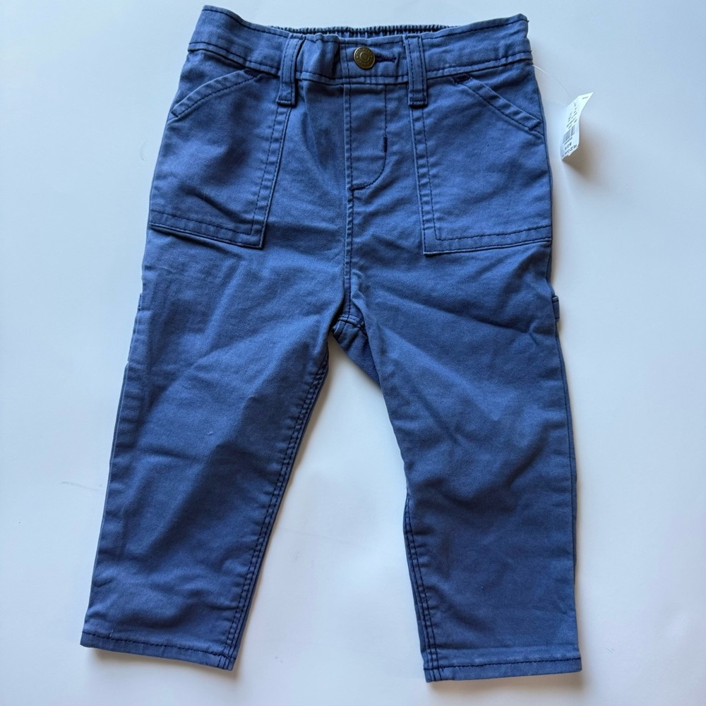 Blue Old Navy Pants boys size 6-12 months NWT